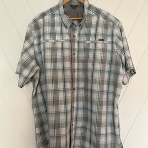 Eddie Bauer Men’s 2XL plaid short sleeve shirt